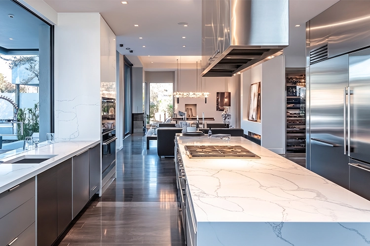 Luxury kitchen interior for O’Reilly Realty Group testimonials page serving Mansfield TX and DFW real estate clients