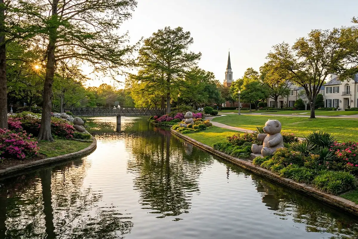 Highland Park TX Lakeside Park Luxury Neighborhood