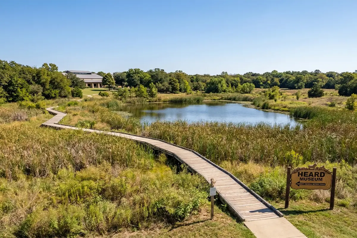 Nature Sanctuary Boardwalk Trail McKinney TX DFW Real Estate