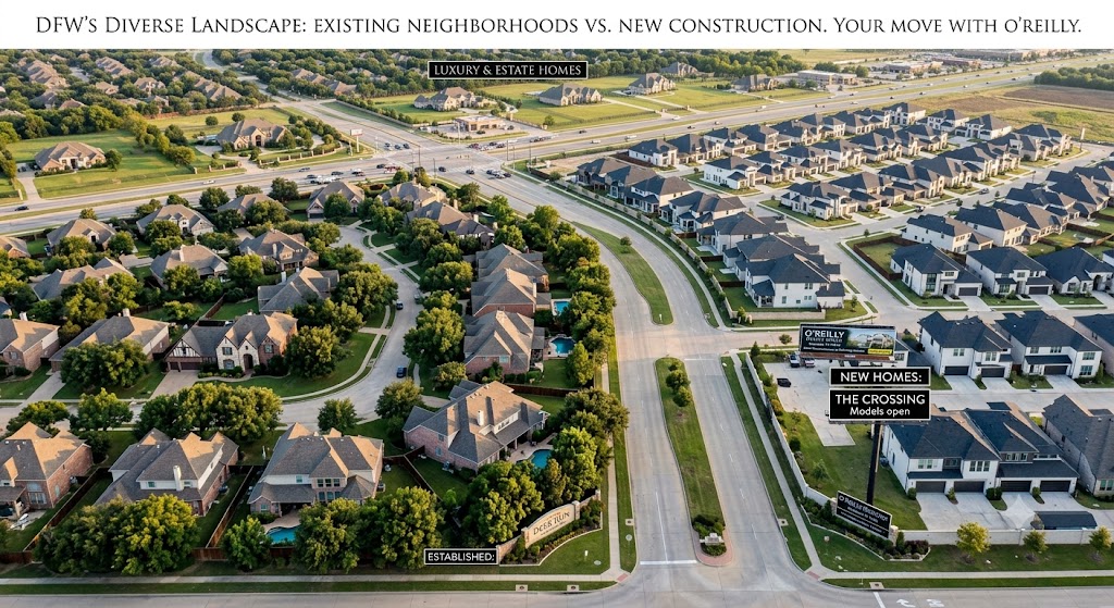 New construction homes in a Frisco:Prosper master planned community